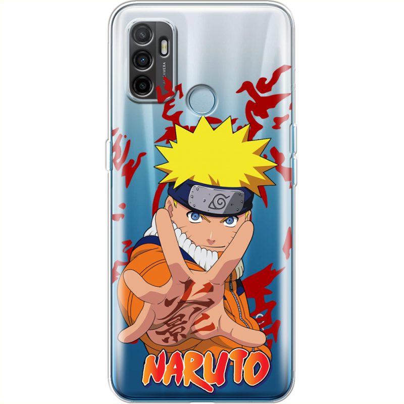 Прозрачный чехол BoxFace OPPO A53 Naruto