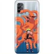 Прозрачный чехол BoxFace OPPO A53 Naruto and Kurama