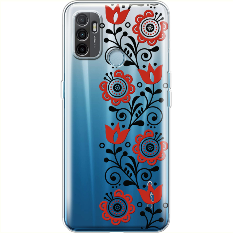 Прозрачный чехол BoxFace OPPO A53 Ethno Ornament