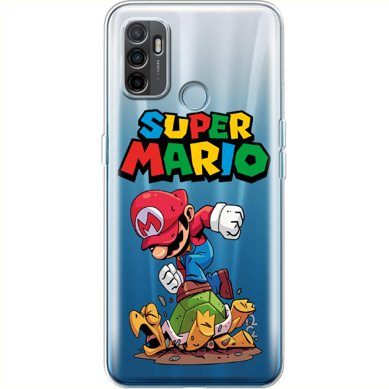 Прозрачный чехол BoxFace OPPO A53 Super Mario