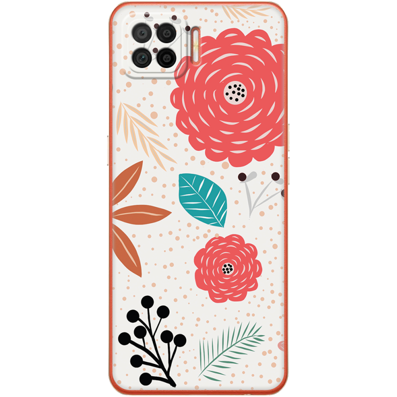 Чехол BoxFace OPPO A73 Line Flowers