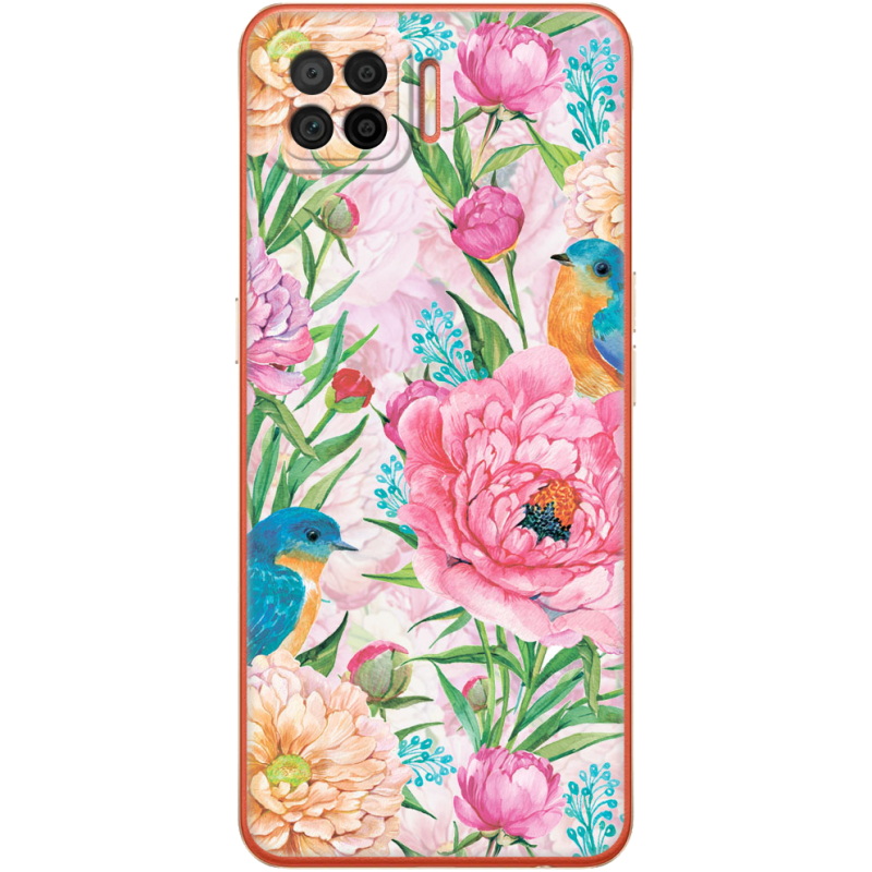 Чехол BoxFace OPPO A73 Birds in Flowers