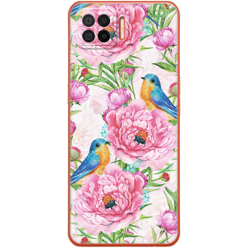 Чехол BoxFace OPPO A73 Birds and Flowers