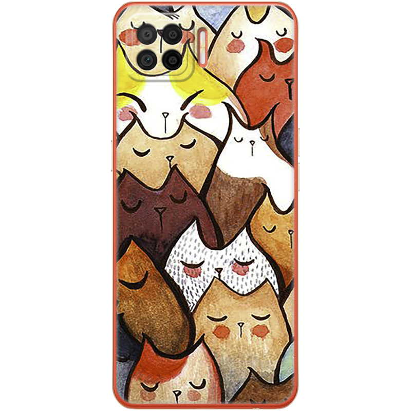 Чехол BoxFace OPPO A73 Sleepy Cats