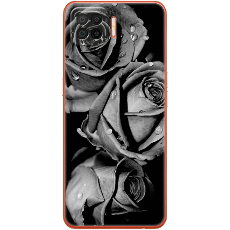 Чехол BoxFace OPPO A73 Black and White Roses