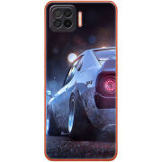 Чехол BoxFace OPPO A73 Silver Car