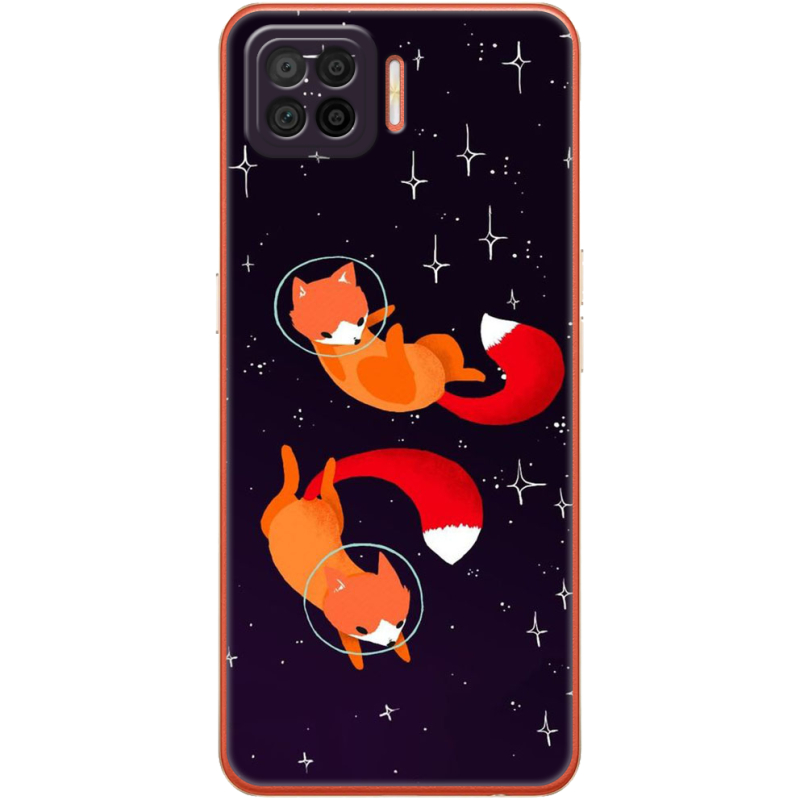 Чехол BoxFace OPPO A73 Fox-Astronauts