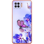 Чехол BoxFace OPPO A73 Orchids and Butterflies