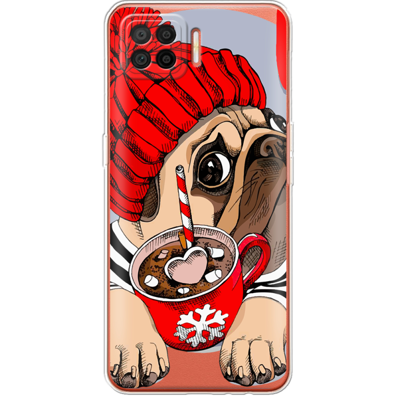 Прозрачный чехол BoxFace OPPO A73 Winter Puggy