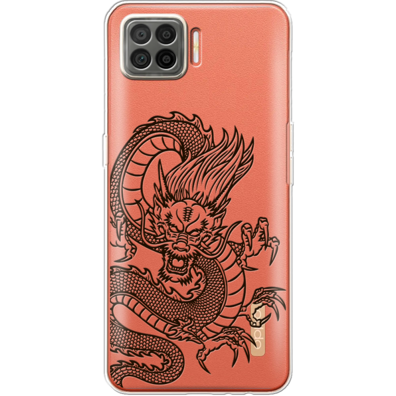 Прозрачный чехол BoxFace OPPO A73 Chinese Dragon