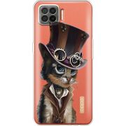 Прозрачный чехол BoxFace OPPO A73 Steampunk Cat