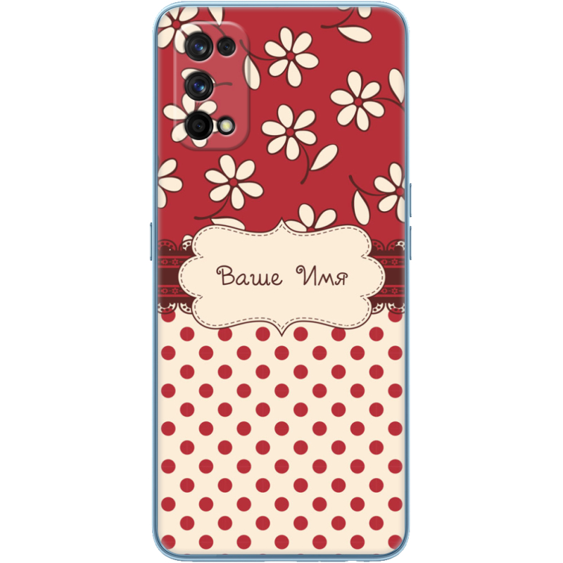 Чехол BoxFace Realme 7 Pro Именной Polka Dots