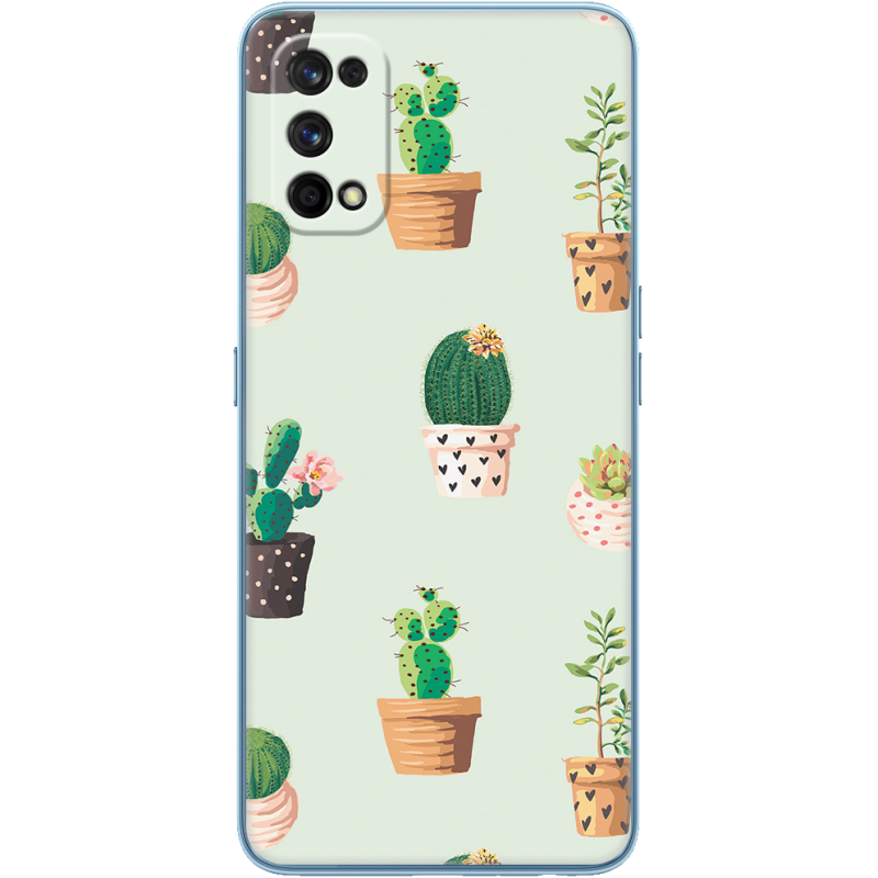 Чехол BoxFace Realme 7 Pro L-green Cacti