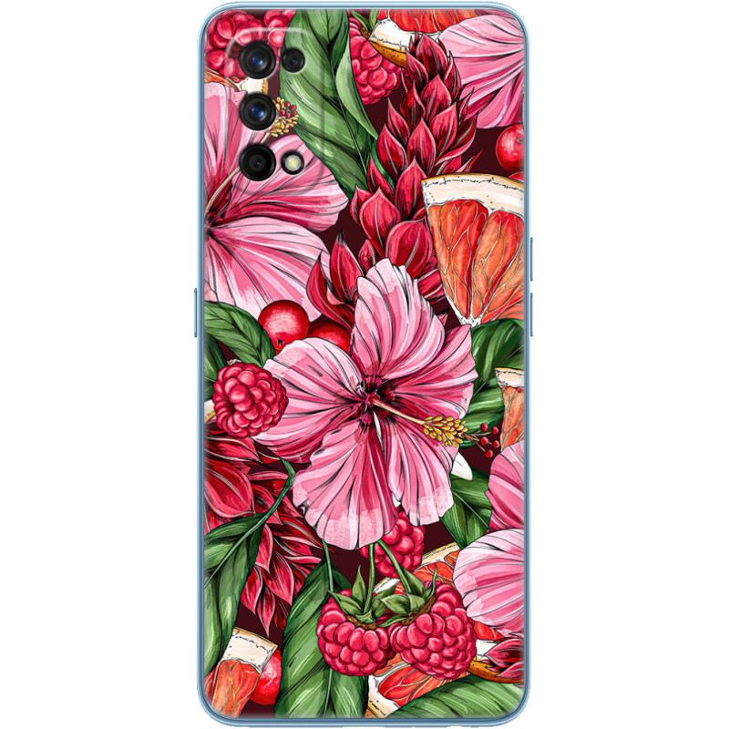 Чехол BoxFace Realme 7 Pro Tropical Flowers