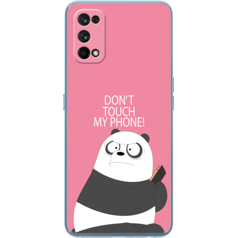 Чехол BoxFace Realme 7 Pro Dont Touch My Phone Panda