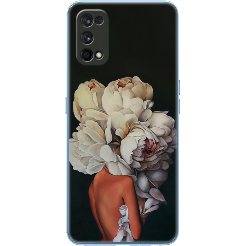 Чехол BoxFace Realme 7 Pro Exquisite White Flowers