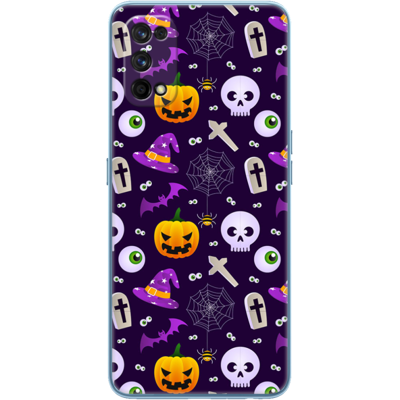 Чехол BoxFace Realme 7 Pro Halloween Purple Mood