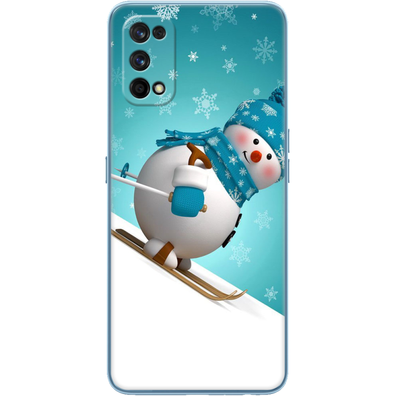 Чехол BoxFace Realme 7 Pro Skier Snowman