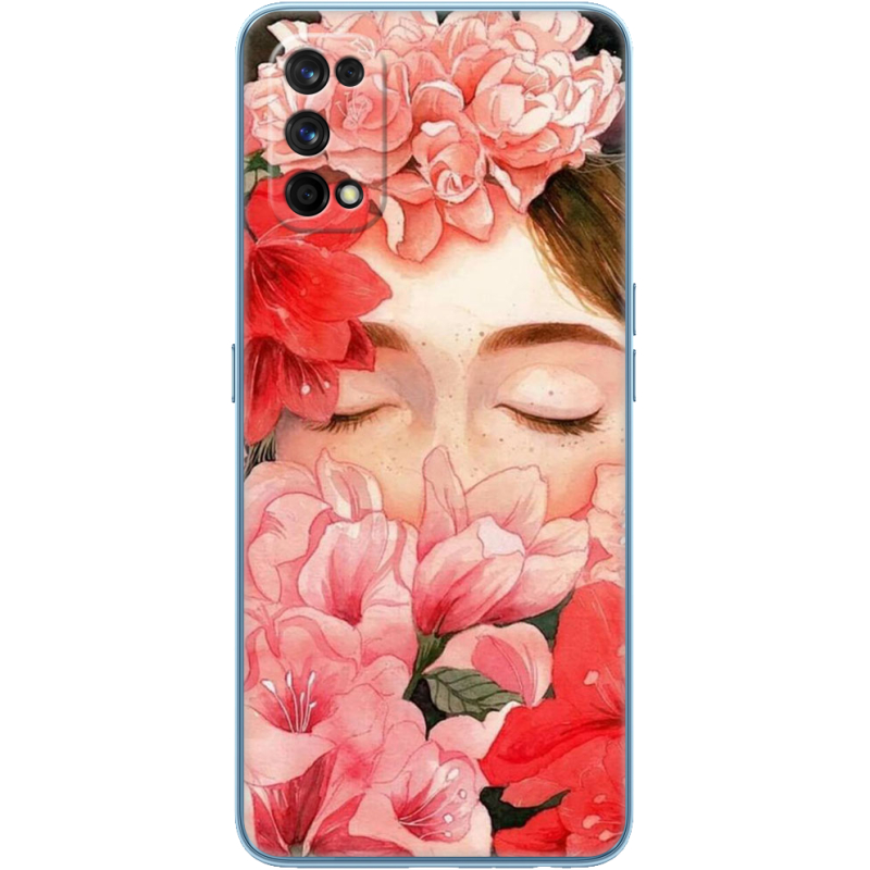 Чехол BoxFace Realme 7 Pro Girl in Flowers