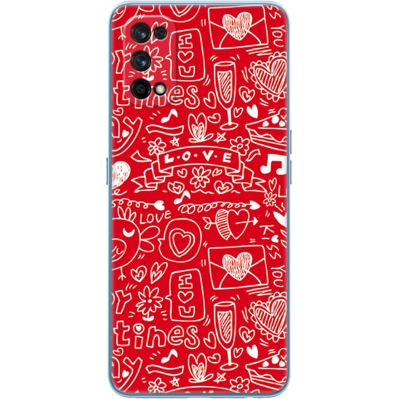 Чехол BoxFace Realme 7 Pro Happy Valentines