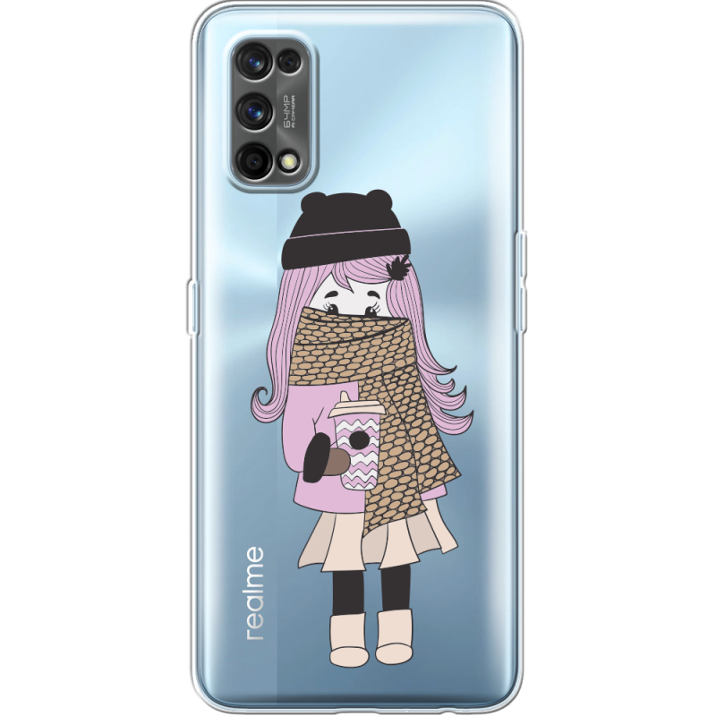 Прозрачный чехол BoxFace Realme 7 Pro Winter Morning Girl