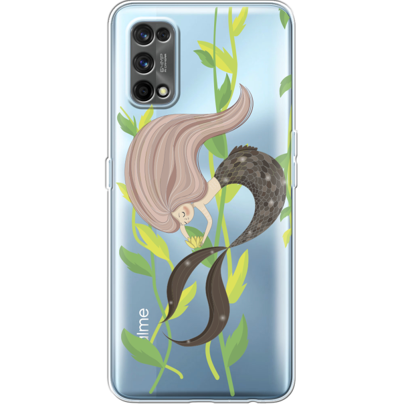 Прозрачный чехол BoxFace Realme 7 Pro Cute Mermaid