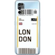 Прозрачный чехол BoxFace Realme 7 Pro Ticket London