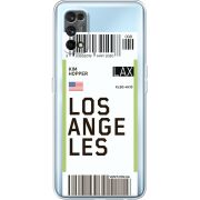 Прозрачный чехол BoxFace Realme 7 Pro Ticket Los Angeles