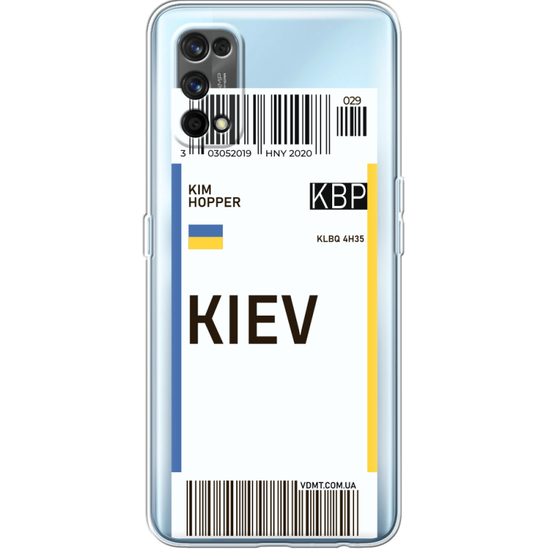 Прозрачный чехол BoxFace Realme 7 Pro Ticket Kiev