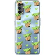 Прозрачный чехол BoxFace Realme 7 Pro Pattern Baby Yoda