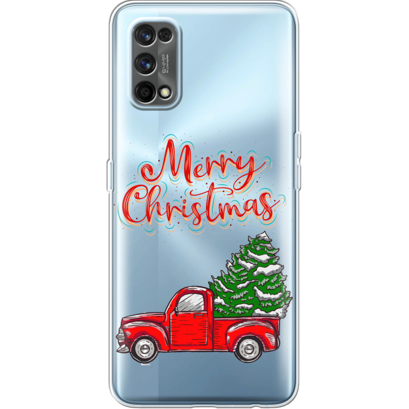 Прозрачный чехол BoxFace Realme 7 Pro Holiday Car