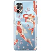 Прозрачный чехол BoxFace Realme 7 Pro Japanese Koi Fish