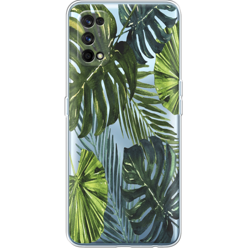 Прозрачный чехол BoxFace Realme 7 Pro Palm Tree