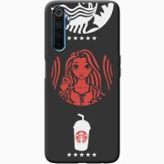 Черный чехол BoxFace Realme 6 Pro RedWhite Coffee