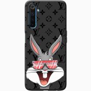 Черный чехол BoxFace Realme 6 Pro looney bunny