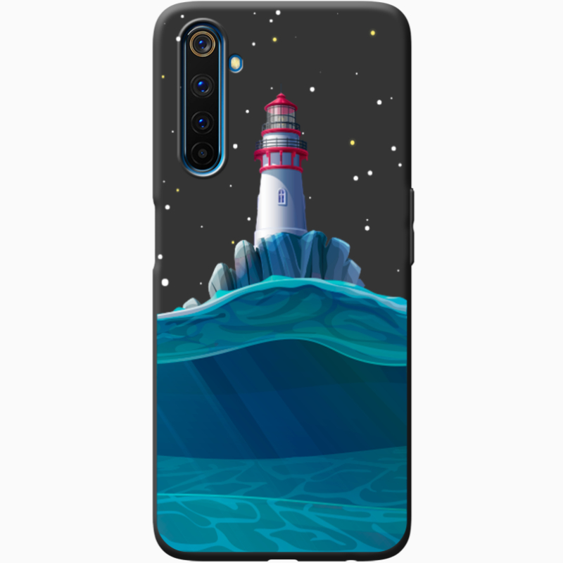 Черный чехол BoxFace Realme 6 Pro Lighthouse