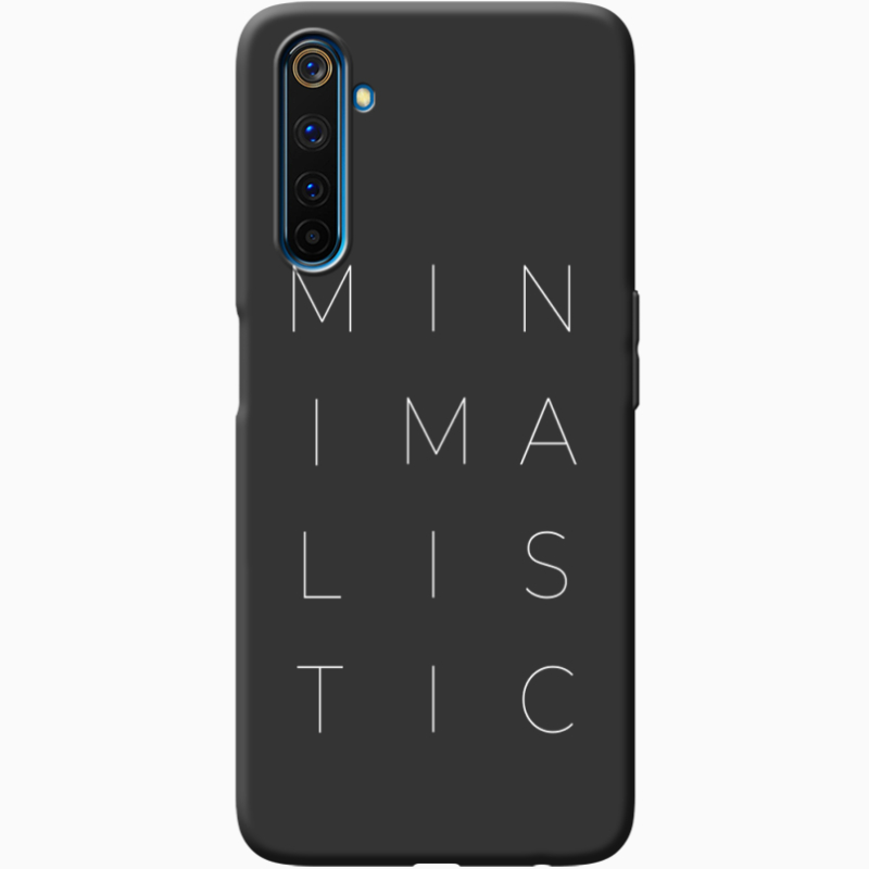 Черный чехол BoxFace Realme 6 Pro Minimalistic