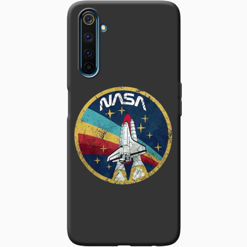 Черный чехол BoxFace Realme 6 Pro NASA