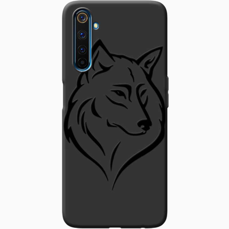 Черный чехол BoxFace Realme 6 Pro Wolf