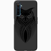 Черный чехол BoxFace Realme 6 Pro Owl