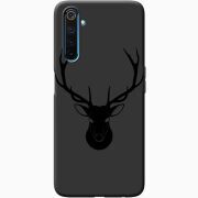 Черный чехол BoxFace Realme 6 Pro Deer