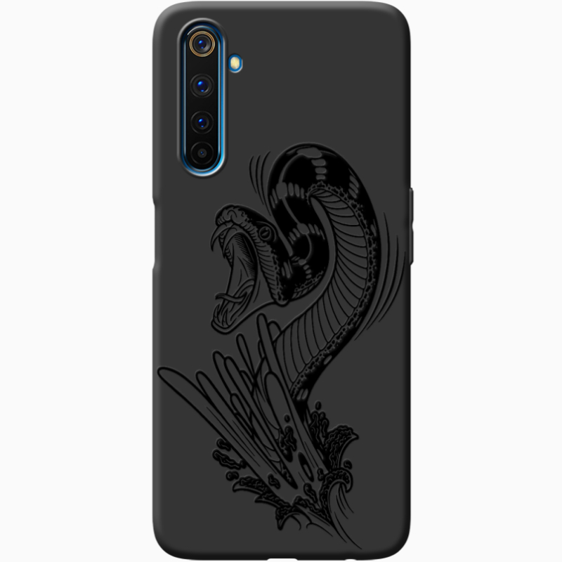 Черный чехол BoxFace Realme 6 Pro Snake