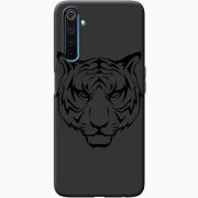 Черный чехол BoxFace Realme 6 Pro Tiger