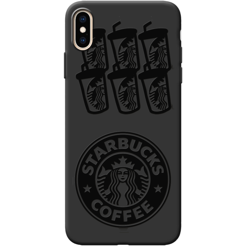 Черный чехол BoxFace Apple iPhone XS Max Black Coffee