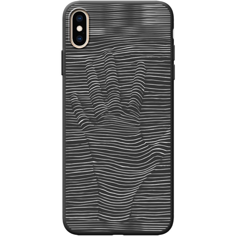 Черный чехол BoxFace Apple iPhone XS Max Optical Hand