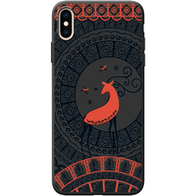 Черный чехол BoxFace Apple iPhone XS Max Ornament