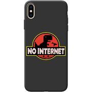 Черный чехол BoxFace Apple iPhone XS Max No Internet