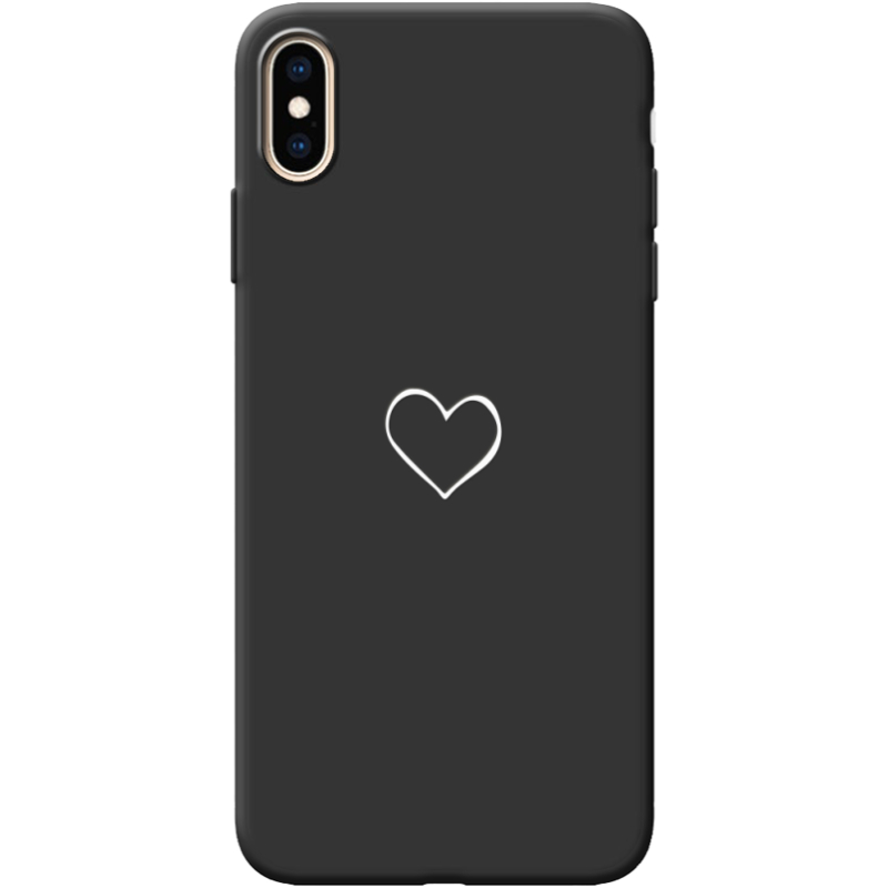 Черный чехол BoxFace Apple iPhone XS Max My Heart