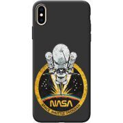 Черный чехол BoxFace Apple iPhone XS Max NASA Spaceship