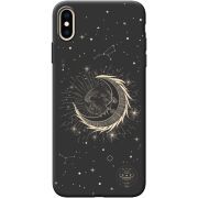 Черный чехол BoxFace Apple iPhone XS Max Moon